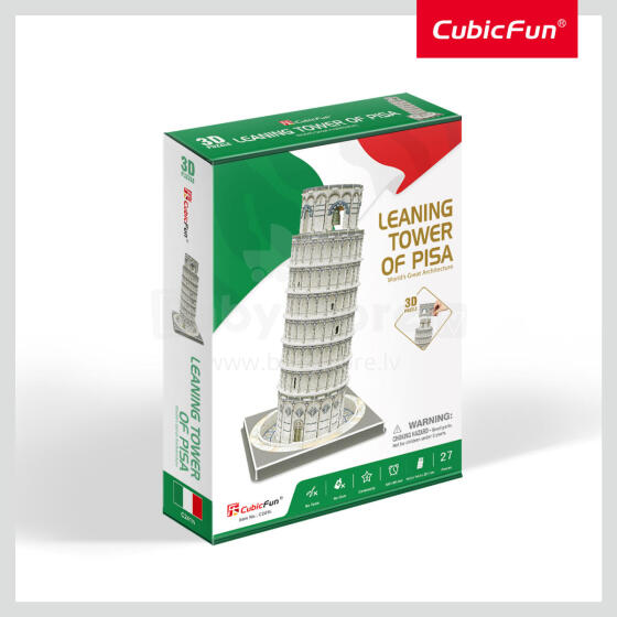 CUBICFUN 3D puzle Pizas tornis