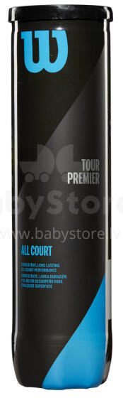 WILSON TOUR PREMIER ALL COURT TENNIS BALLS (4 BALL TUBES)