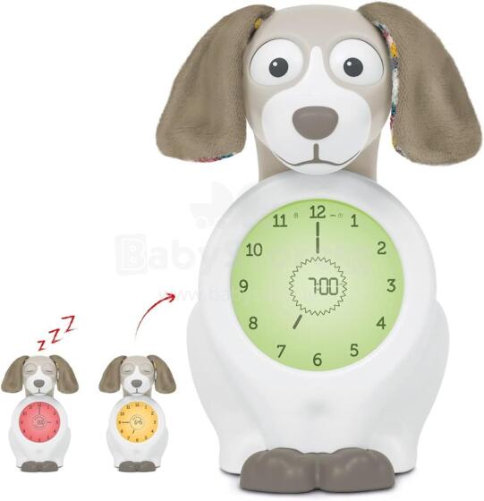 Zazu Kids Davy Dog Sleeptrainer Art.288271 Taupe Sleep Trainer with Davy's Night Light