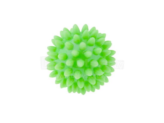 Masāžas bumba-ezītis FIZJO 5,4 cm, green (854)