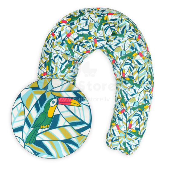 Подушка для кормления - TB0045 /40 - RELAX COTTON - размер 190 см - ТУКАН - ЗЕЛЕНЫЙ