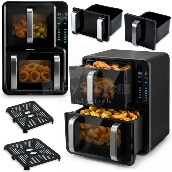 Vertical Double Chamber Oil-Free Fryer 12 l Air Fryer Berdsen 2800W BD-664