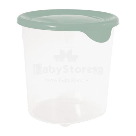 Food container round 1L Fresh&amp;amp;Go green