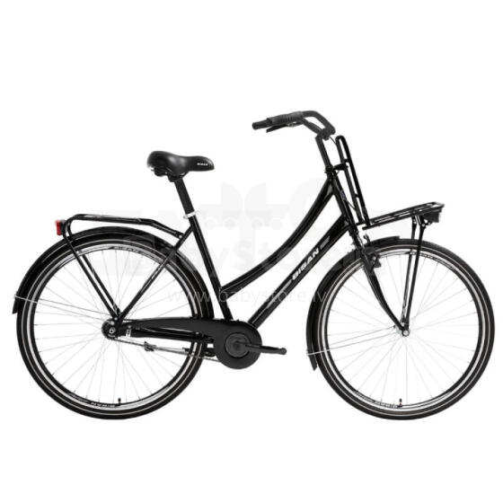 Pilsētas velosipēds Bisan Fluante C Glossy Black /Silver (Rata izmērs: 700C Rāmja izmērs: 20,5)