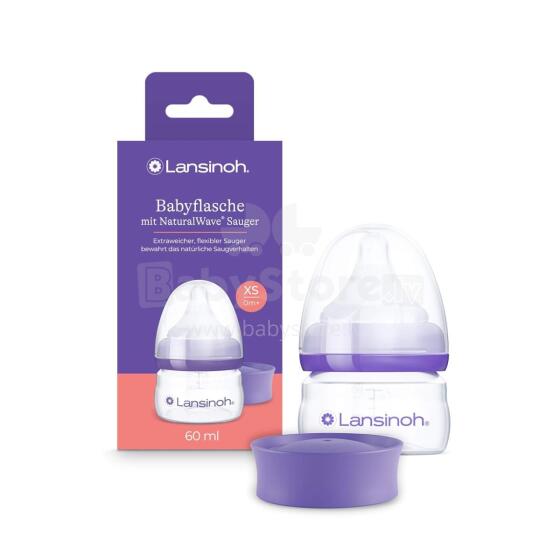 Lansinoh Baby Bottle with NaturalWave Teat XS Art.288855 Natural Wave бутылочка 60мл
