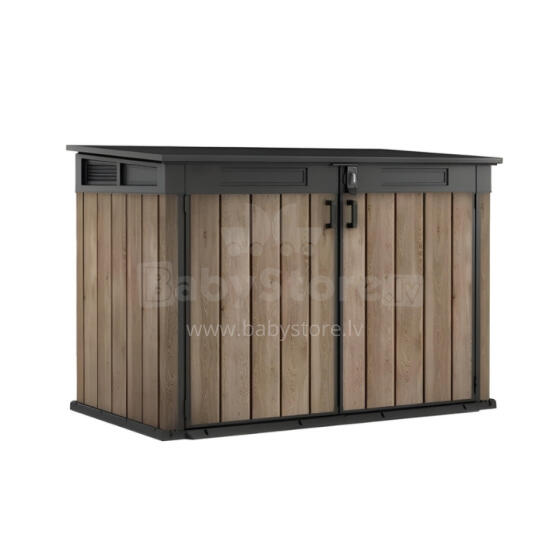 Dārza šķūnītis Deco Horizontal Shed oša koka tonis