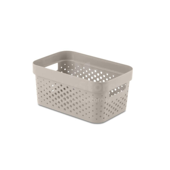 Kaste Infinity Recycled 4,5L 27x19x12cm smilškrāsā