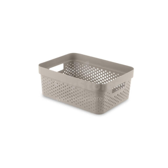 Kaste Infinity Recycled 11L 36x27x14cm smilškrāsā