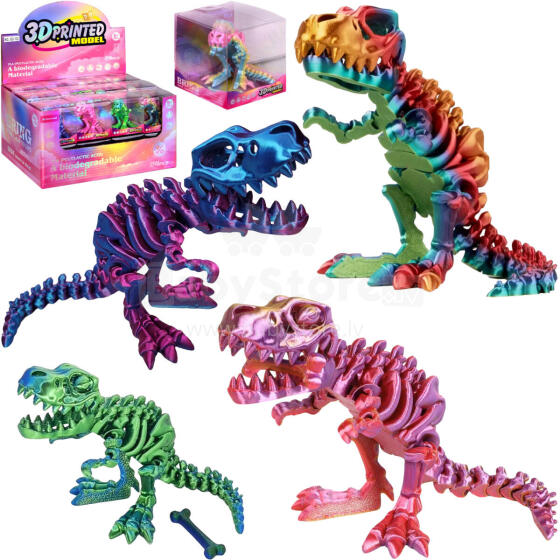 SZKIELET DINOZAURA WYDRUK 3D OPALIZUJĄCY