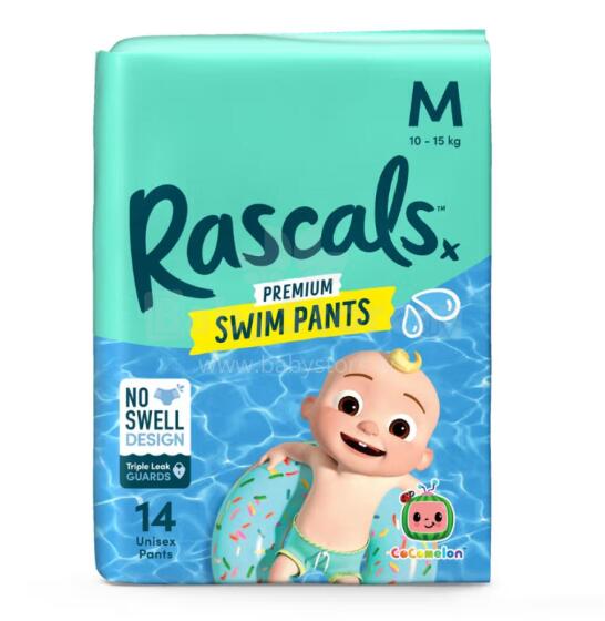 RASCALS peldbikses-autiņbiksītes COCOMELON, M izmērs, 10-15 kg., 14 gab., 93718