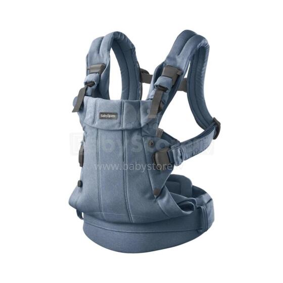 BABYBJÖRN baby carrier HARMONY WOVEN MELANGE, blue, 088033