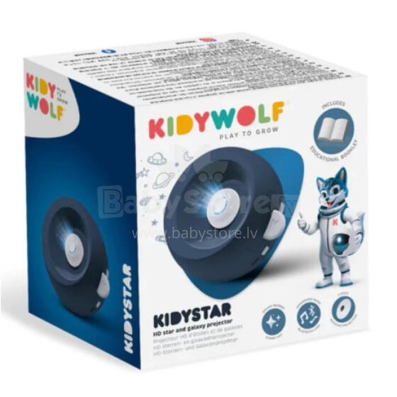 KIDYWOLF projektors Galaxy, melns, KIDYSTAR-BU
