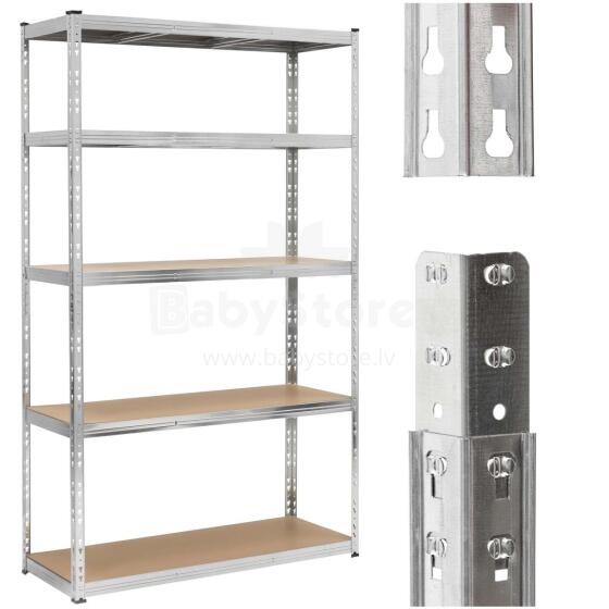 Plaukts 205 x 120 x 45 cm, 5 plaukti HA5280
