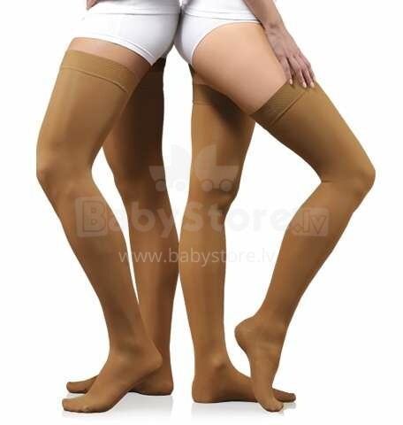 Tonus Elast Lux Art.0402 Medicininės elastinės kompresinės kojinės su kojų dalimi, universalios (23-32mmHg)
