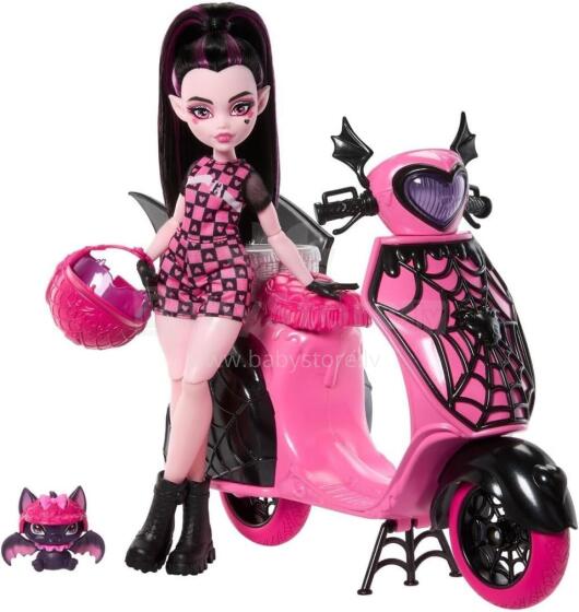 Monster High Draculaura – “Scare-Cruiser” skūtera komplekts ar Count Fabulous
