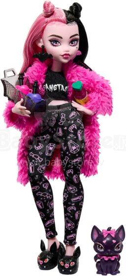 Monster High Creepover Party – Дракулаура с питомцем Count Fabulous и аксессуарами для пижамной вечеринки