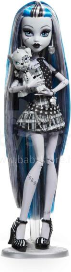 Monster High Reel Drama – Frankie Stein Black & White Collectible Doll with Life-Size Poster