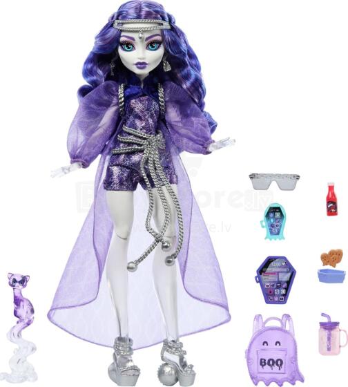 Monster High Spectra Vondergeist lelle – spokaini elegants stils ar Rhuen un aksesuāriem