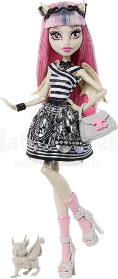 Monster High Рошель Гойл – коллекционная кукла с питомцем Ру и аксессуарами