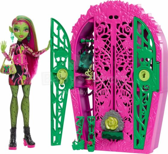 Monster High Skulltimate Secrets Venus McFlytrap – Garden Mysteries komplekts ar 19+ pārsteigumiem