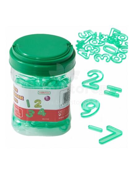 MASTERKIDZ Transparent Numbers for LED Light Panel STEM