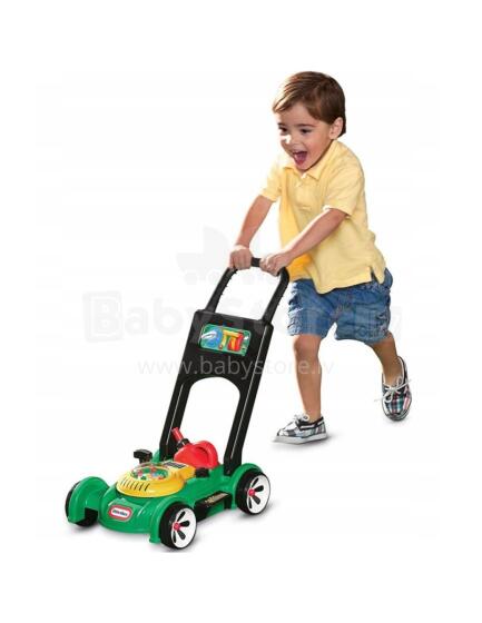 Little Tikes zāles pļāvējs bērniem interaktīva stūmšanas rotaļlieta dārzam