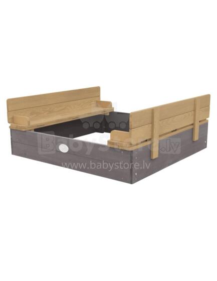 Axi Sandbox Ella 100 x 95 ar soliņiem pelēkā krāsā