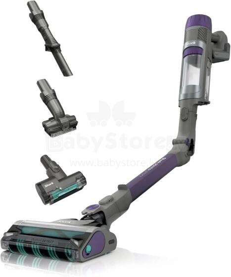 Shark PowerDetect Cordless Pet, bezvadu putekļu sūcējs, pelēka/lillā