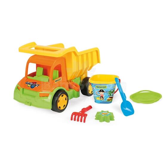 WADER 65002 Gigant Truck Dump Truck with Sand Set