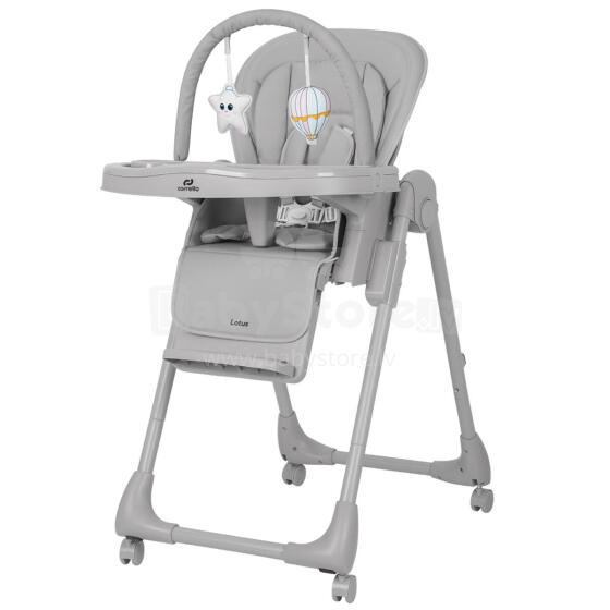 Augstais krēsls Carrello Lotus CRL-12101 Alba Grey