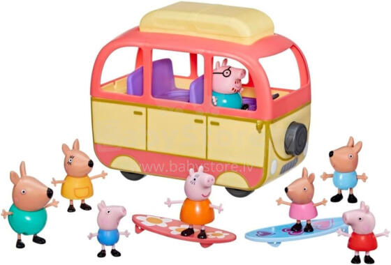PEPPA PIG - 75808 - KEMPINGS + 8 figūriņas