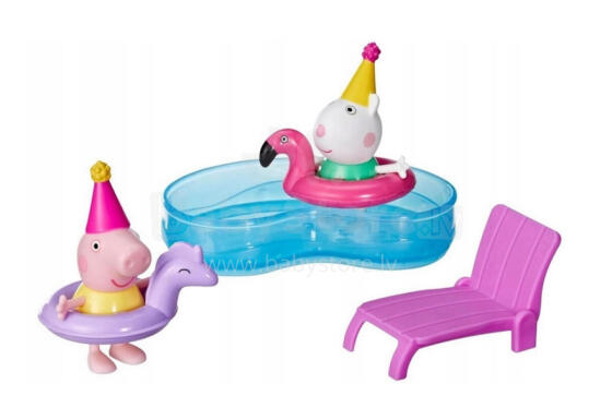 PEPPA CŪKA - 45281 - BASEINA BALLĪTE + 2 figūriņas