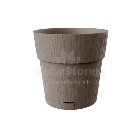 Puķu pods ar paliktni Ethica &Oslash;30x29cm brūns 