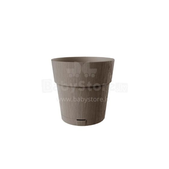 Puķu pods ar paliktni Ethica &Oslash;20x19cm brūns 