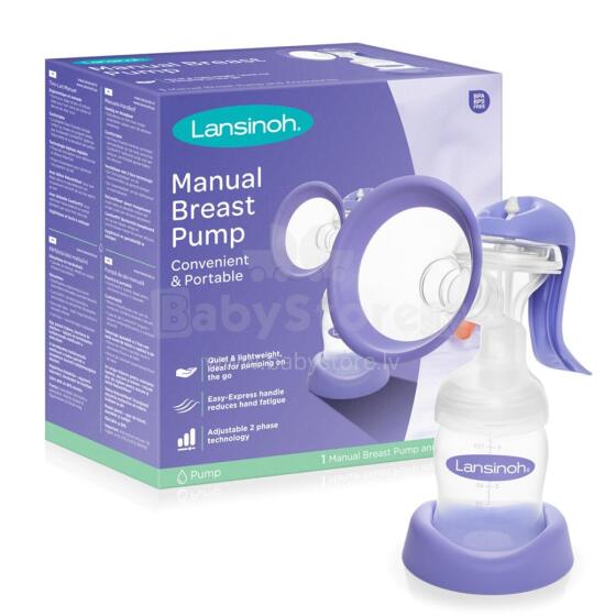 Lansinoh Manual Breast Pump Art.50555 manuālais krūts pumpis, 1 gab.,