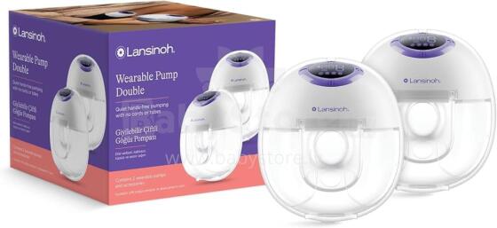 Lansinoh Double Wearable Pump Art.53752  Elektriskais krūta piena laktators (divām krūtīm)