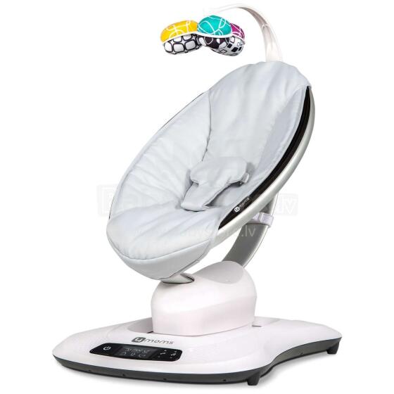 4moms MamaRoo 4.0 Infant Seat Classic Art.16910 Grey Revolucionārs šūpuļkrēsliņš/gudras šūpoles