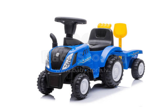 Ride-on car- 658T -  TRACTOR with TRAILER - NEW HOLLAND - BLUE