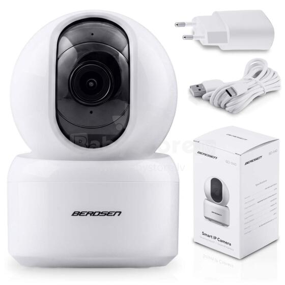 3MP Rotating IP Camera Electronic Nanny Berdsen BD-940 White