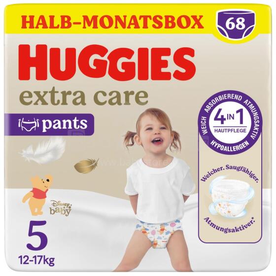Huggies Baby Pants Extra Care Art.290210 Autiņbiksītes-biksītes 5 izmērs, 68 gab.