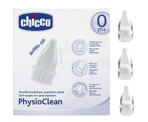 Chicco Art.04982.00/3 nasal aspirator's changing part 3 psc