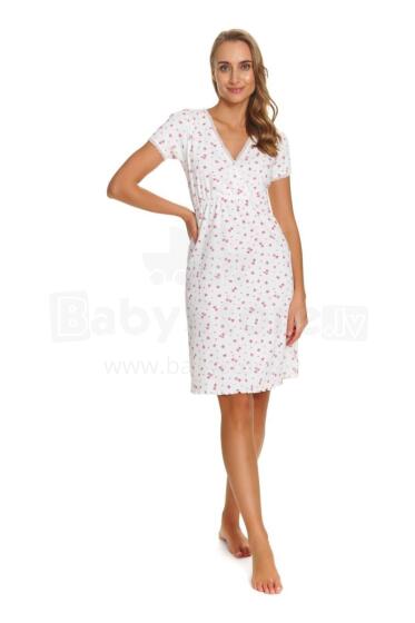 Doctornap  Cotton Night Dress Art.TCB.7449.ROSES_KISS.S.01  Kokvilnas naktskrekliņš grūtniecēm/barošanai