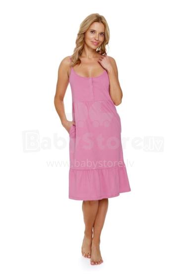 Doctornap  Cotton Night Dress Art.TCB.7244.DOLCE_VITA.S.01  Kokvilnas naktskrekliņš grūtniecēm/barošanai