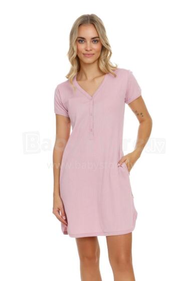 Doctornap  Cotton Night Dress Art.TM.4542.PAPAYA.S.01  Kokvilnas naktskrekliņš grūtniecēm/barošanai