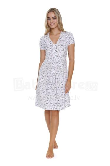 Doctornap  Cotton Night Dress Art.TCB.5335.PAPAYA  Kokvilnas naktskrekliņš grūtniecēm/barošanai