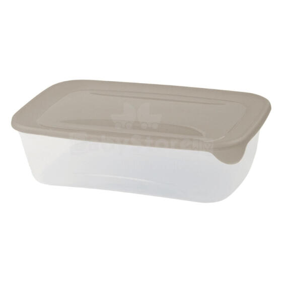 Food container rectangle 2L Fresh&amp;amp;Go beige