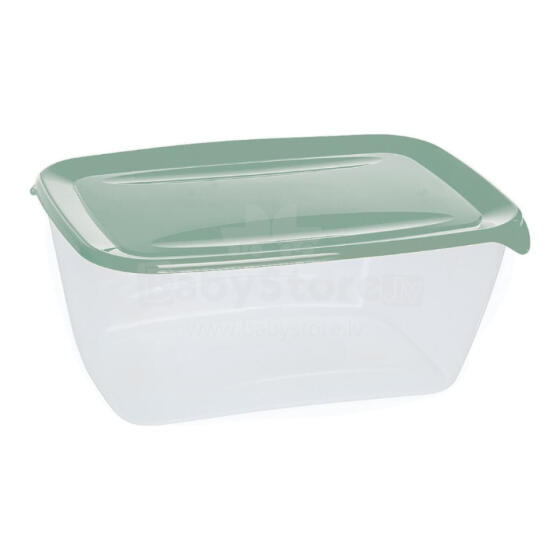 Pārtikas trauciņš taisnstūris 5L Fresh&amp;amp;Go zaļš