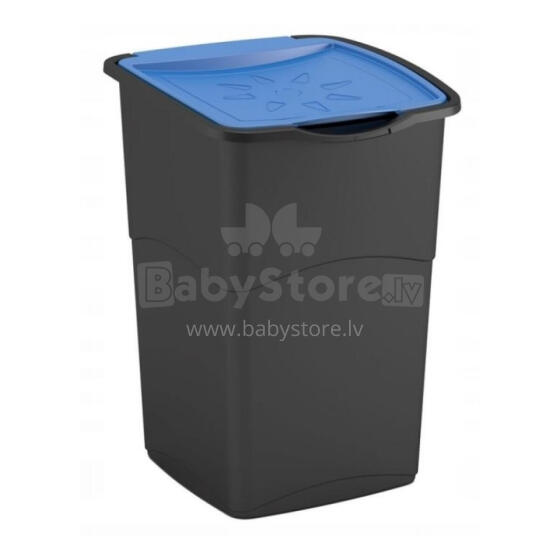 Atkritumu spainis Koral BIn 47L melns/zils