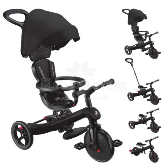 GLOBBER tricycle Explorer Trike 4in1, black, 634-120
