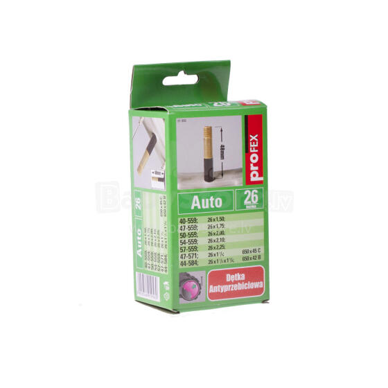 Pašaizlīmējošā Velosipēda Kamera 26 x 1.50-2.125